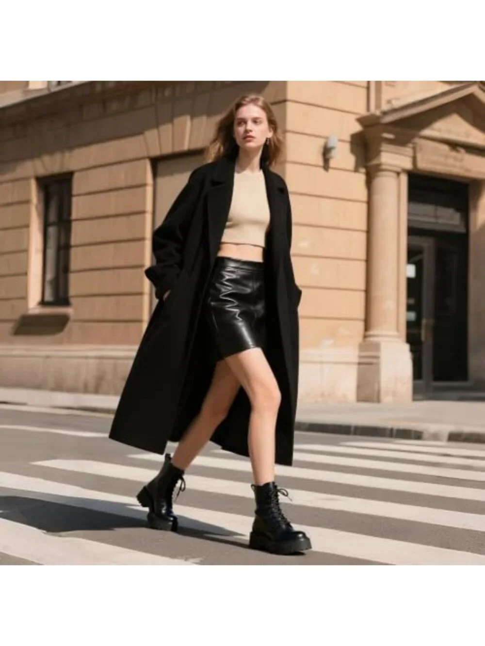 Stylish Women's Platform Combat Ankle Boots - Trendy, Comfortable, Versatile